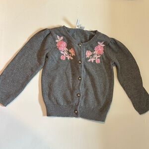 Janie and Jack Gray Knit Sweater